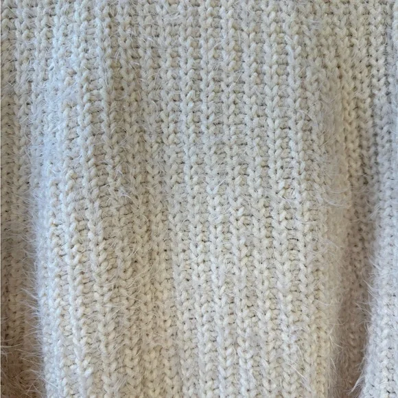 Free People Fuzzy Knit Wrap Cardigan – XS – Cream - Picture 9 of 11